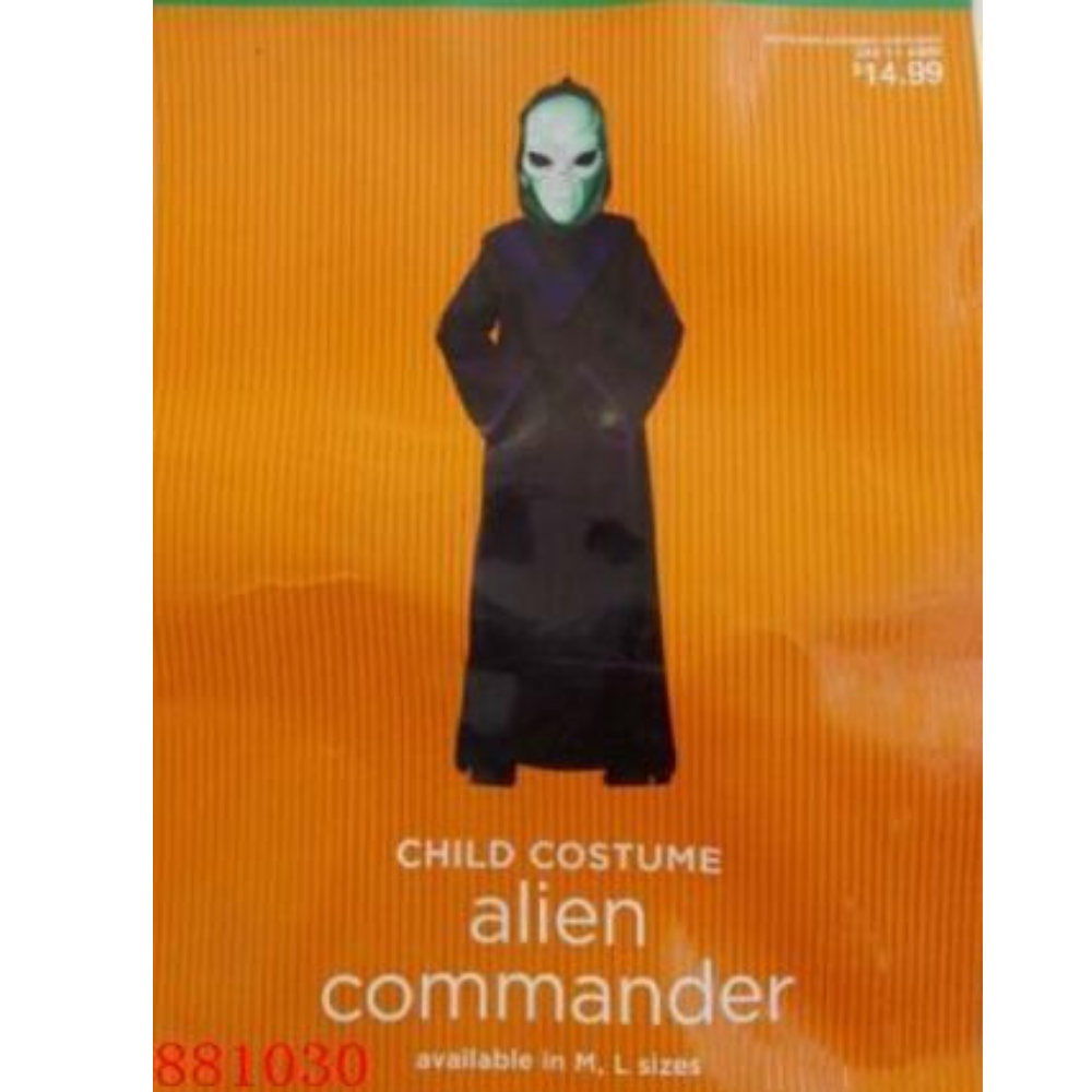 Spooky Halloween Adult Alien Mens' Costume