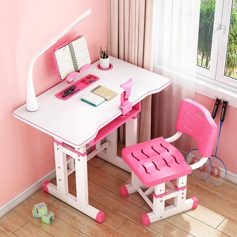 Interactive Kids Adjustable Large Study Desk And Chair Set - My Home Accessories