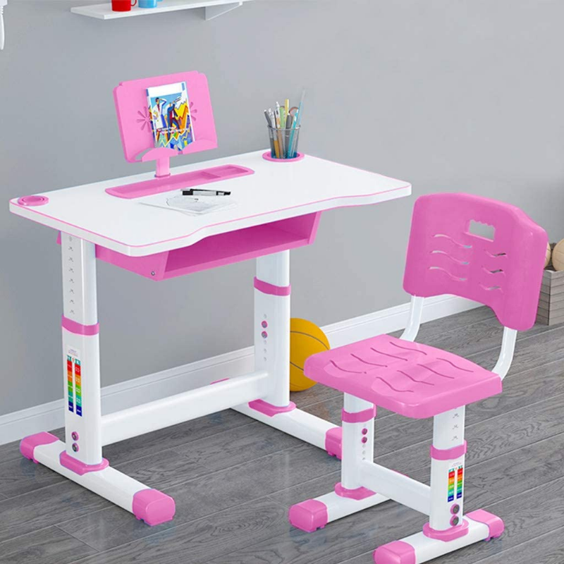 Interactive Kids Adjustable Large Study Desk And Chair Set - My Home Accessories