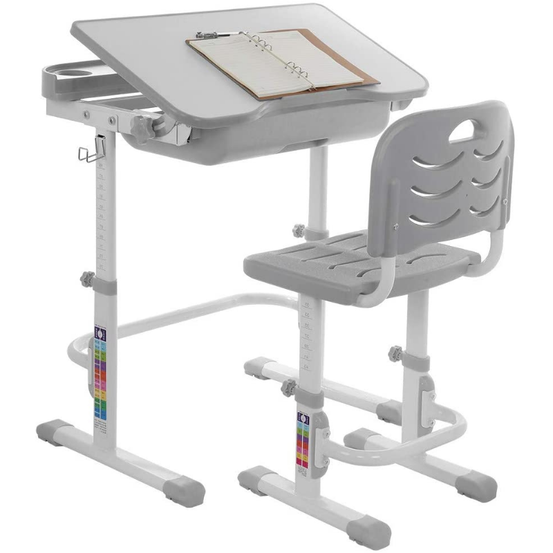 Interactive Kids Adjustable Large Study Desk And Chair Set - My Home Accessories