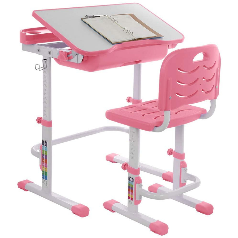 Premium Kids Adjustable Study Desk And Chair Set