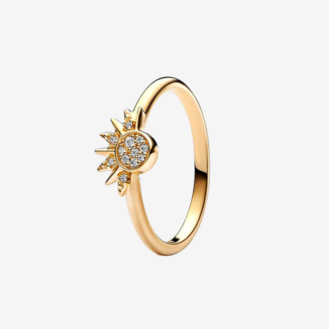 CELESTIAL SUN AND MOON RING SET