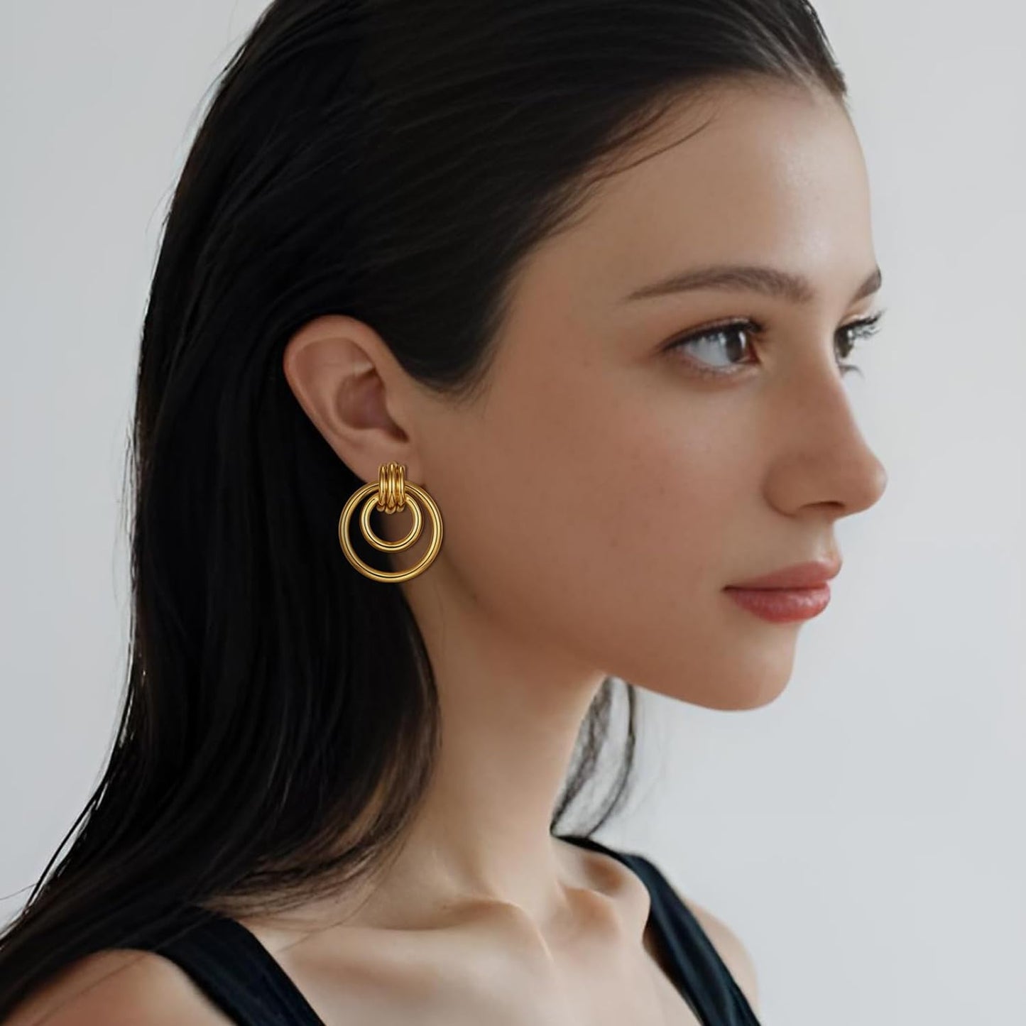 Love Geometric Droplet Earrings