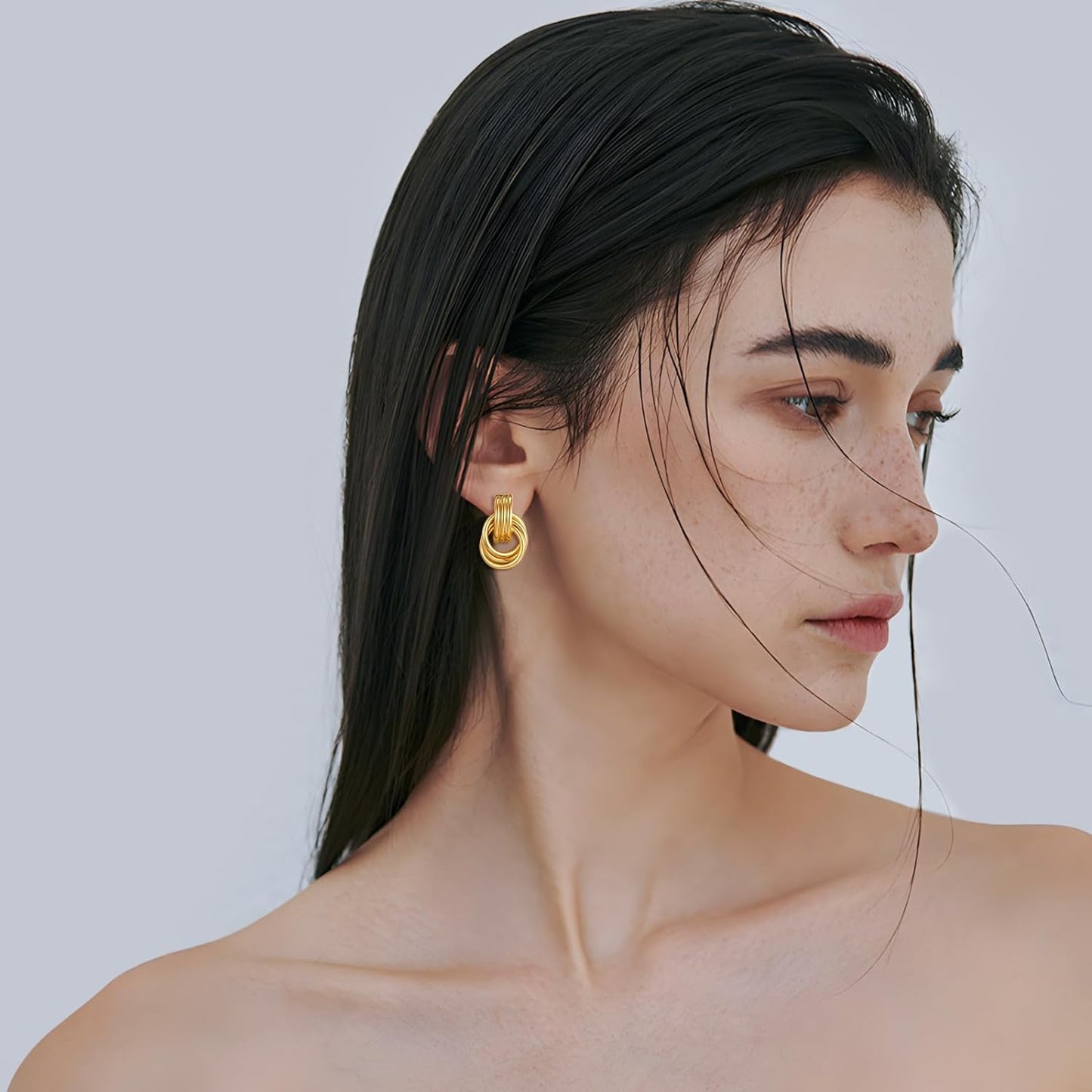 Love Geometric Droplet Earrings