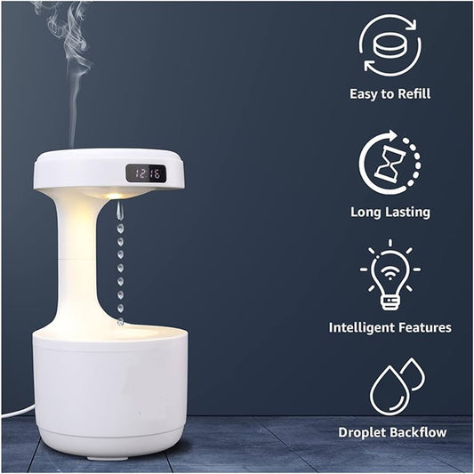 GravoMist™ Anti Gravity Humidifier | Top Rated Humidifiers For Home |  best home humidifiers best high end humidifier best cool mist humidifier bedroom humidifier and air purifier bedroom humidifier at home humidifier antigravity humidifier antigravity humidifer anti gravity water drop humidifier Anti Gravity Humidifier air purifier and humidifier air humidifier