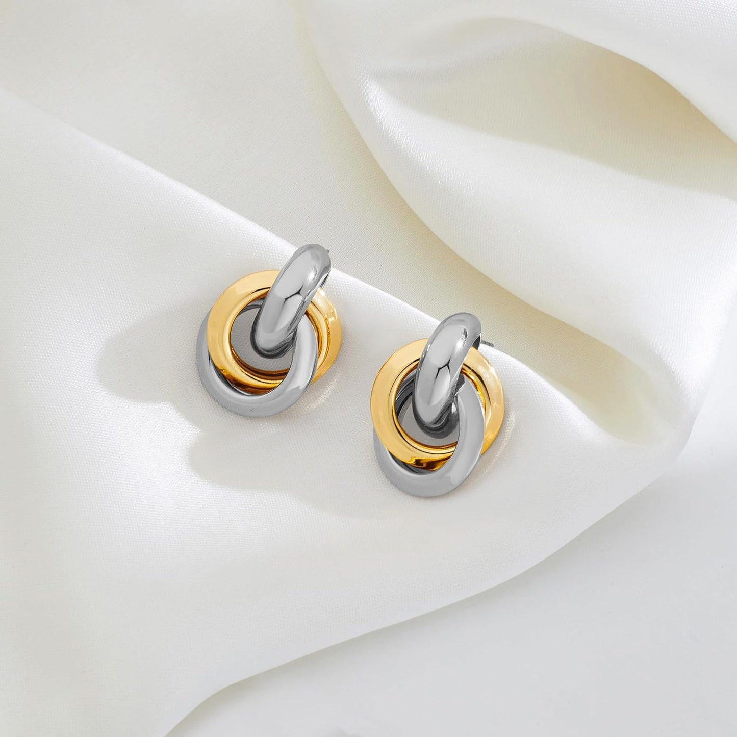 Love Geometric Droplet Earrings