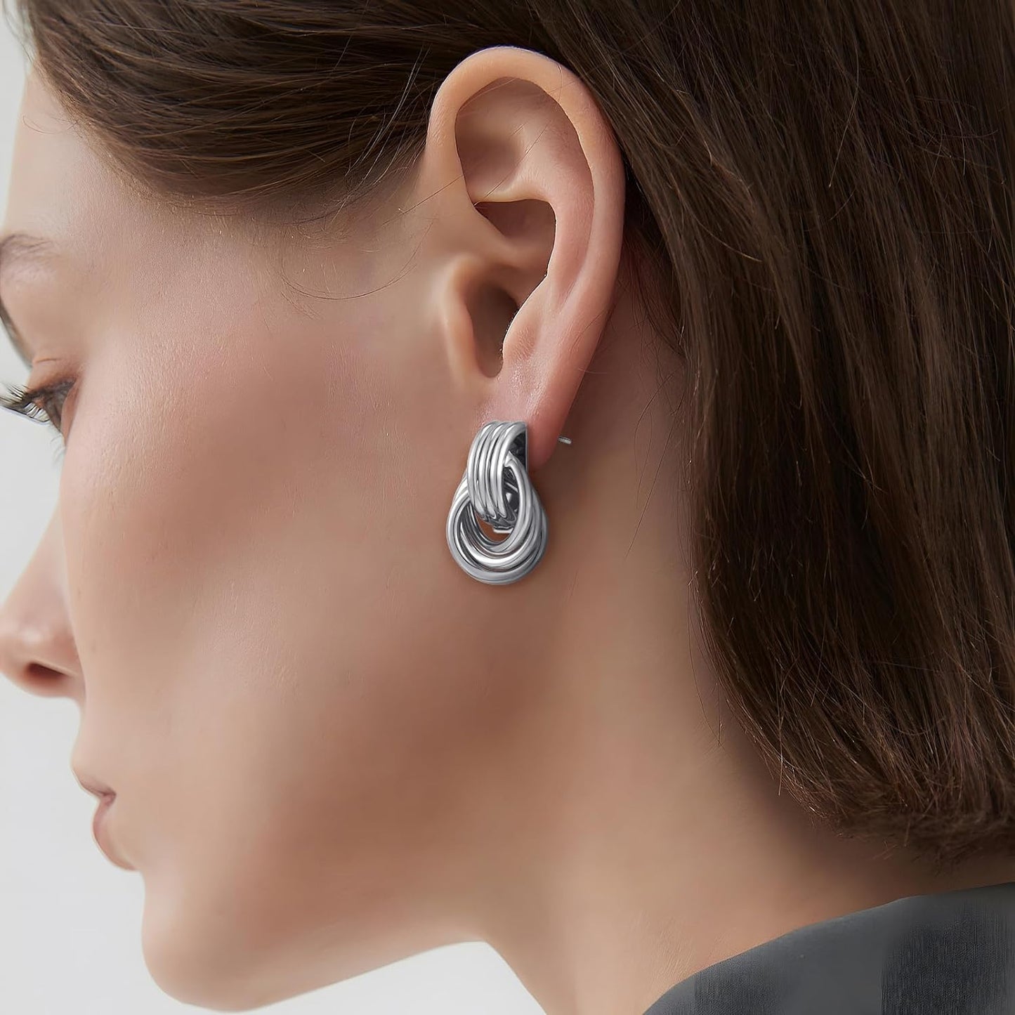 Love Geometric Droplet Earrings