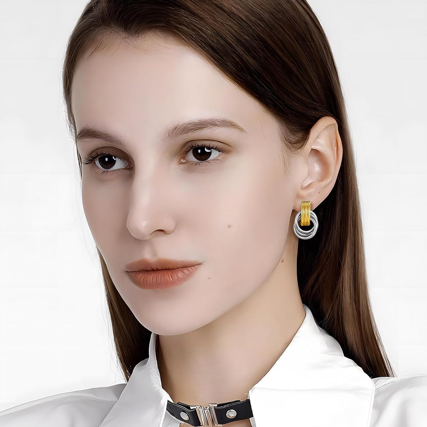 Love Geometric Droplet Earrings