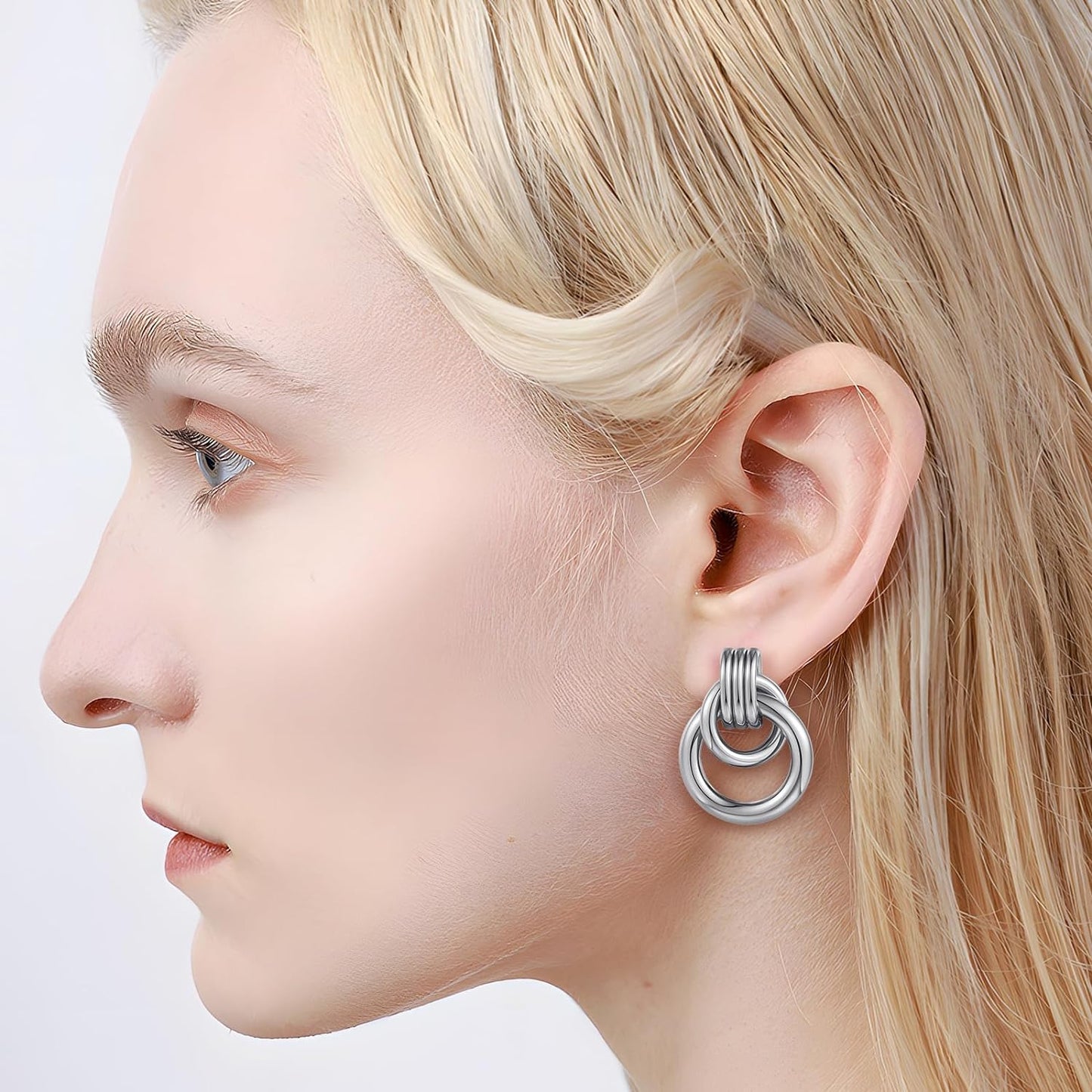 Love Geometric Droplet Earrings