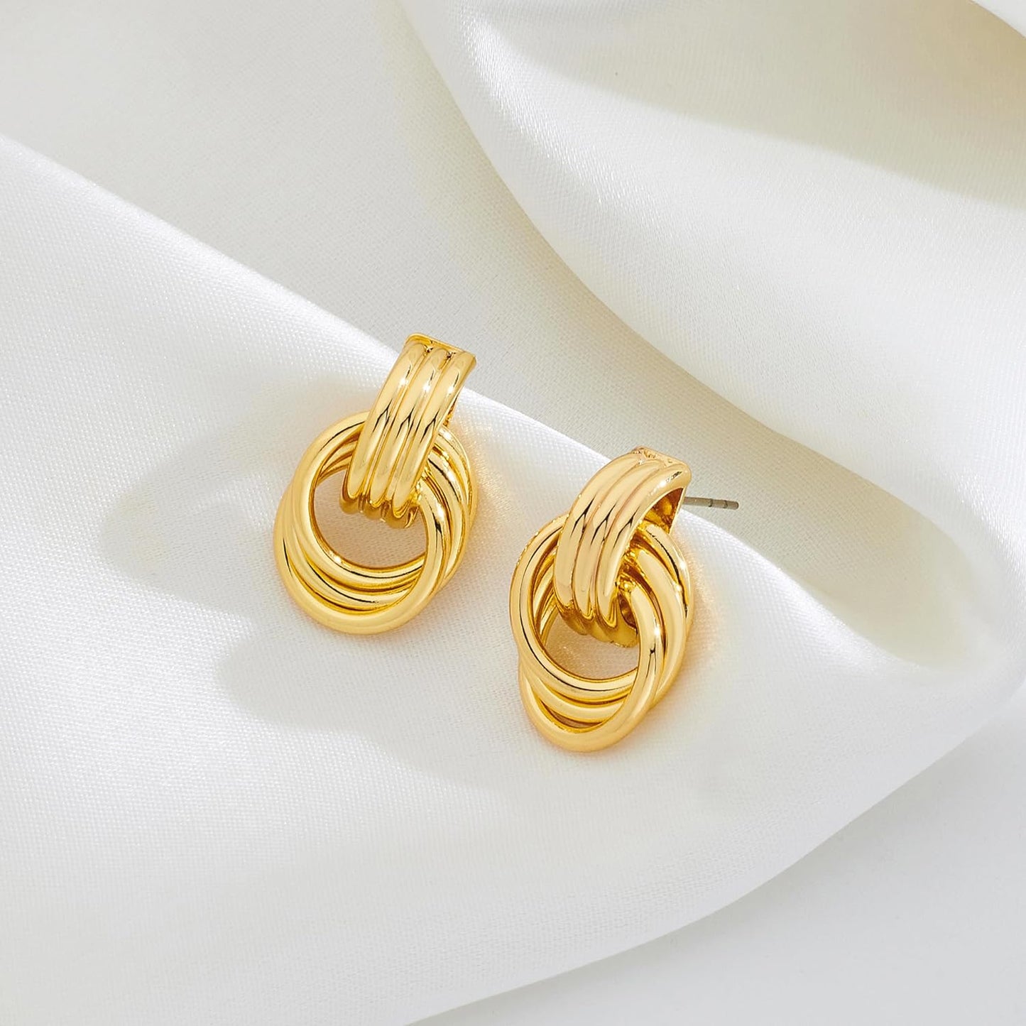 Love Geometric Droplet Earrings