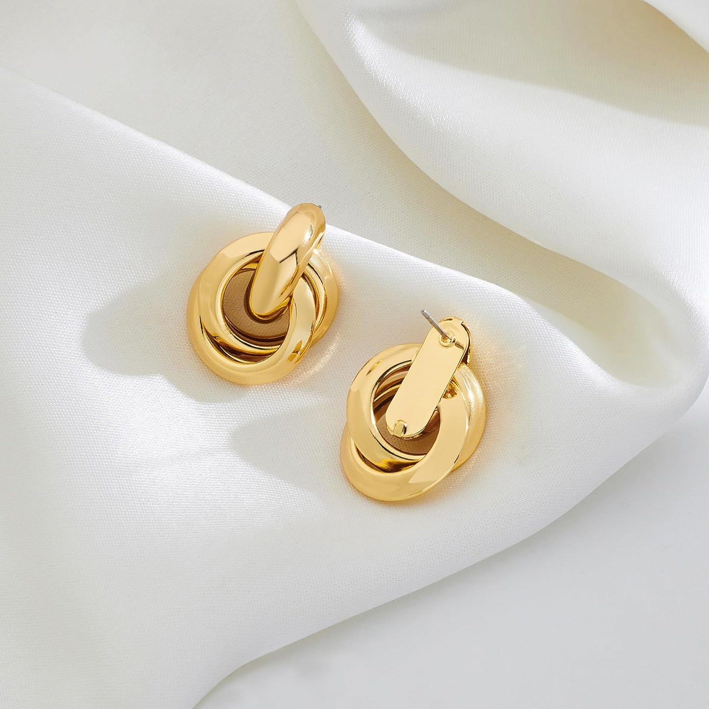 Love Geometric Droplet Earrings