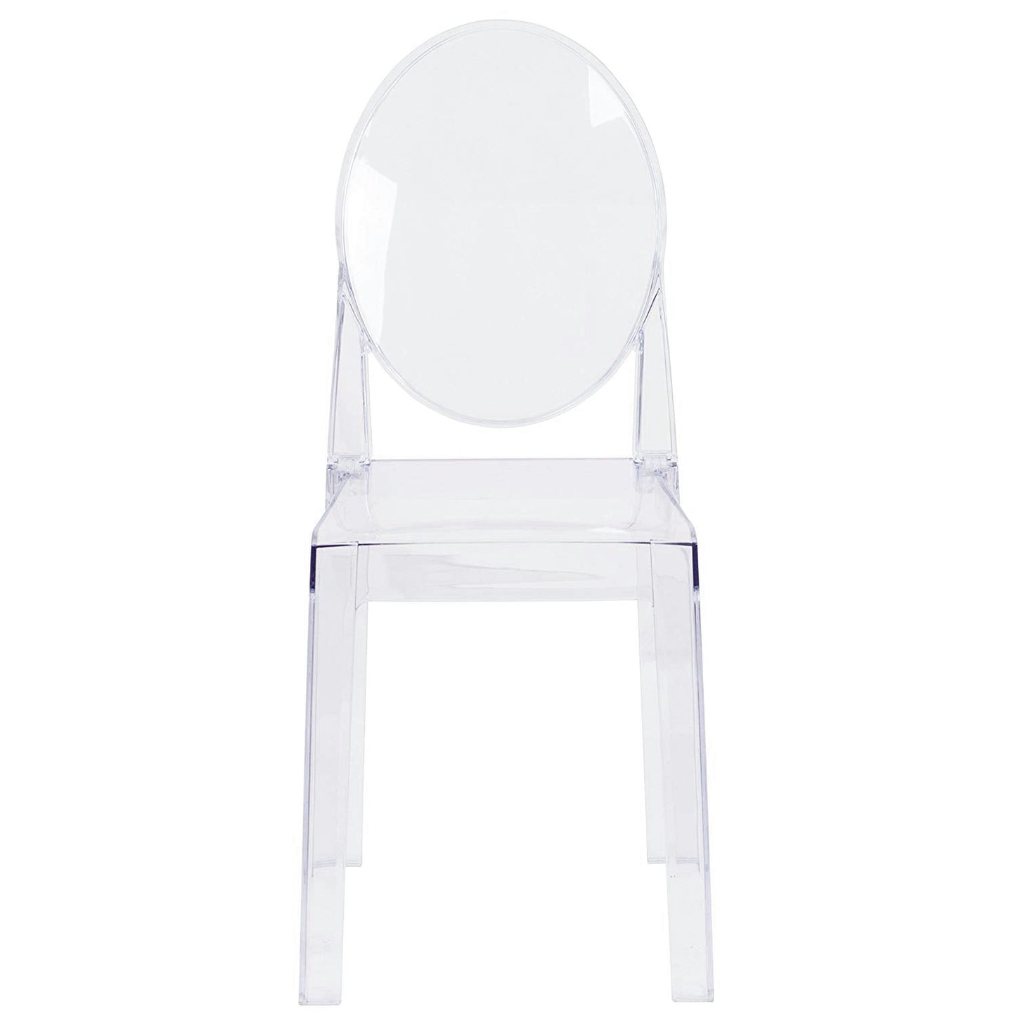 Modern Clear Acrylic Folding Dining Vanity Desk Chair - My Home Accessories