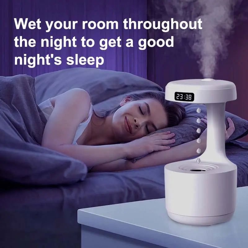 GravoMist™ Anti Gravity Humidifier | Top Rated Humidifiers For Home | best home humidifiers best high end humidifier best cool mist humidifier bedroom humidifier and air purifier bedroom humidifier at home humidifier antigravity humidifier antigravity humidifer anti gravity water drop humidifier Anti Gravity Humidifier air purifier and humidifier air humidifier