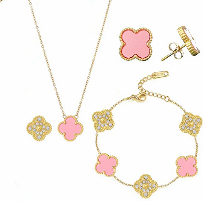 LUXURY CLOVER SET PINK