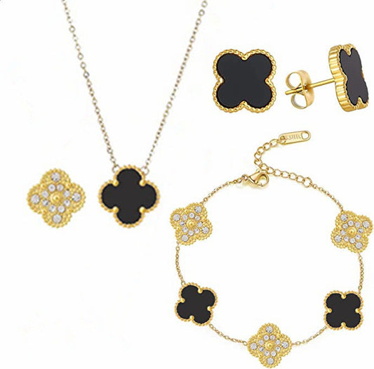 LUXURY CLOVER SET BLACK