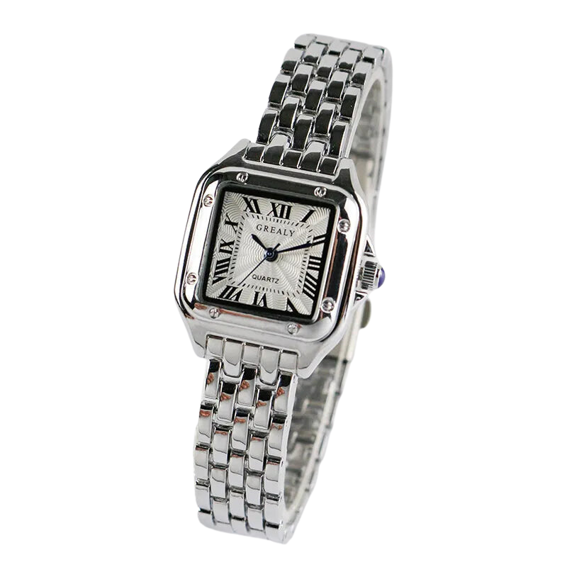 SILVER ELEGANT TIMEPIECE WATCH