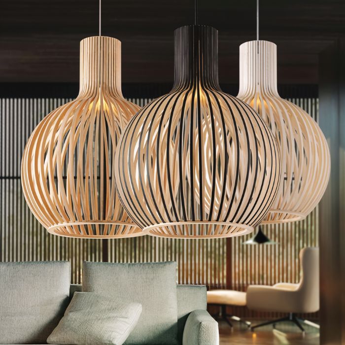 Birdcage Rattan Pendant Light