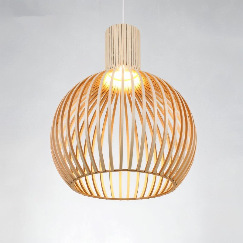 Birdcage Rattan Pendant Light