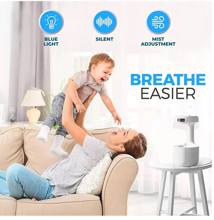 GravoMist™ Anti Gravity Humidifier | Top Rated Humidifiers For Home | best home humidifiers best high end humidifier best cool mist humidifier bedroom humidifier and air purifier bedroom humidifier at home humidifier antigravity humidifier antigravity humidifer anti gravity water drop humidifier Anti Gravity Humidifier air purifier and humidifier air humidifier