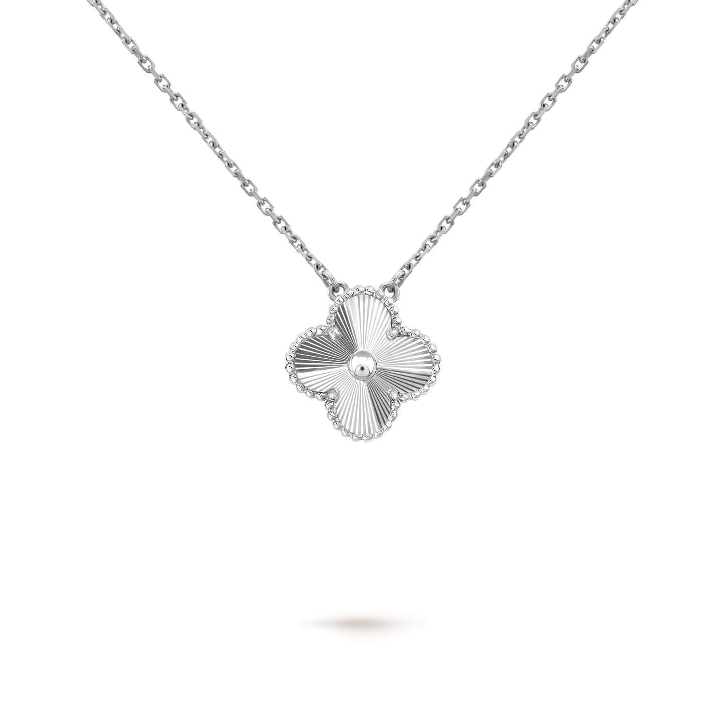 LAVISH CLOVER NECKLACE - SILVER