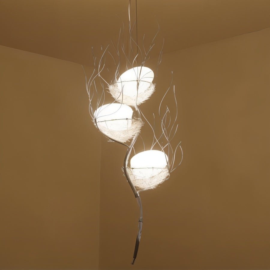 Gold Nest Chandelier