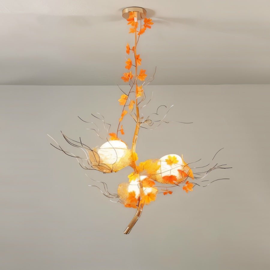 Gold Nest Chandelier