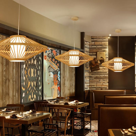 Oasis Rattan Pendant Light Collection