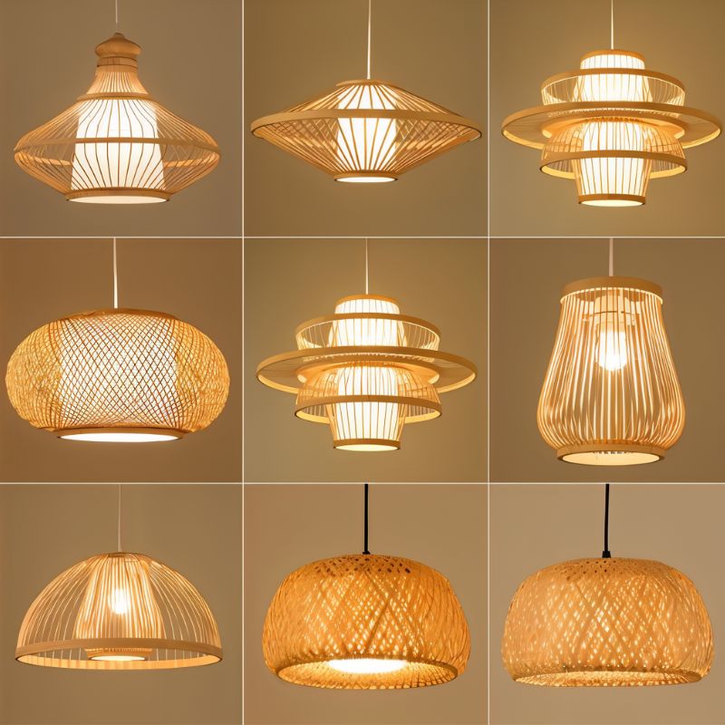 Oasis Rattan Pendant Light Collection