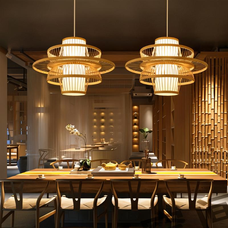 Oasis Rattan Pendant Light Collection