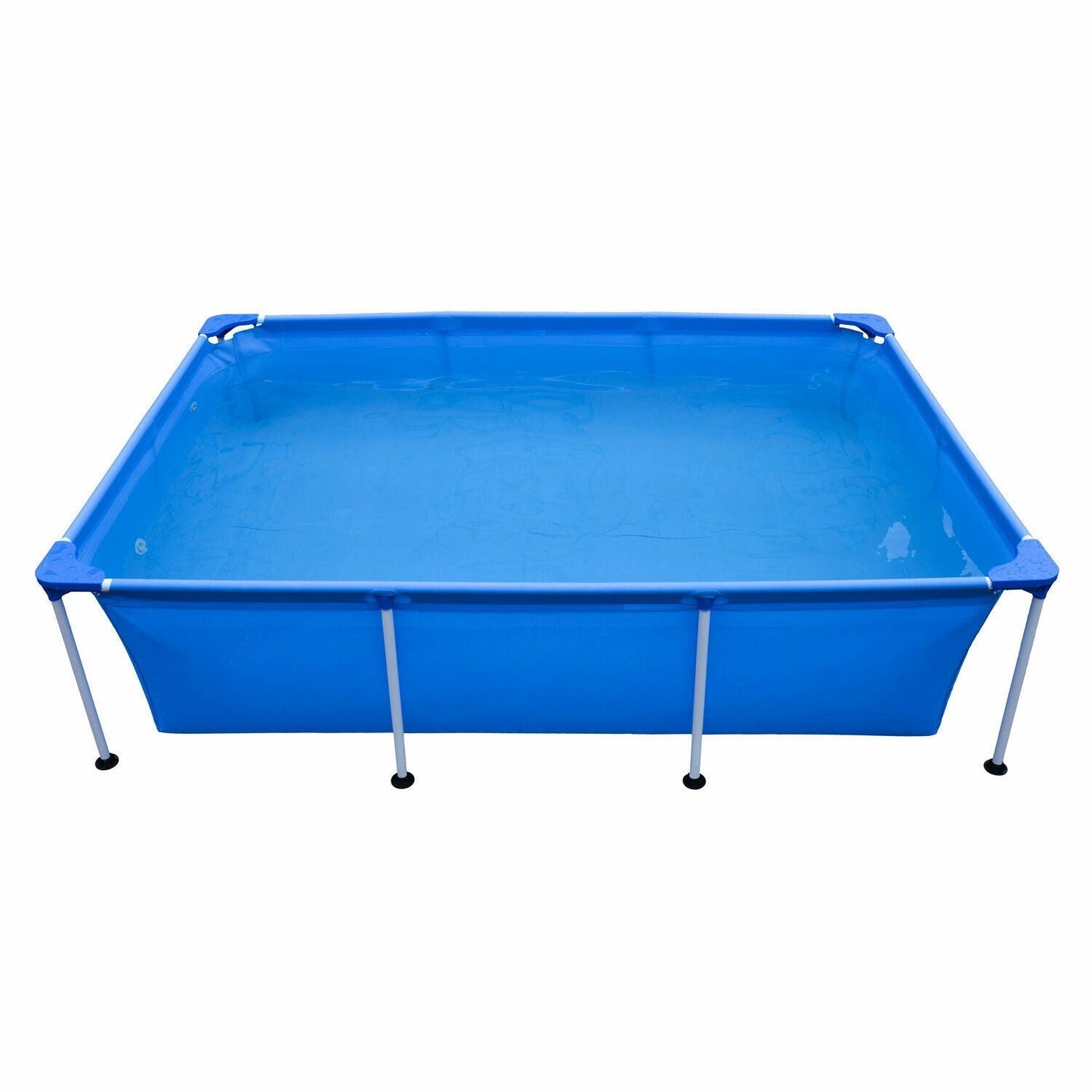 Large Outdoor Above Ground Rectangle Hard Sided Swimming Pool - My Home Accessories