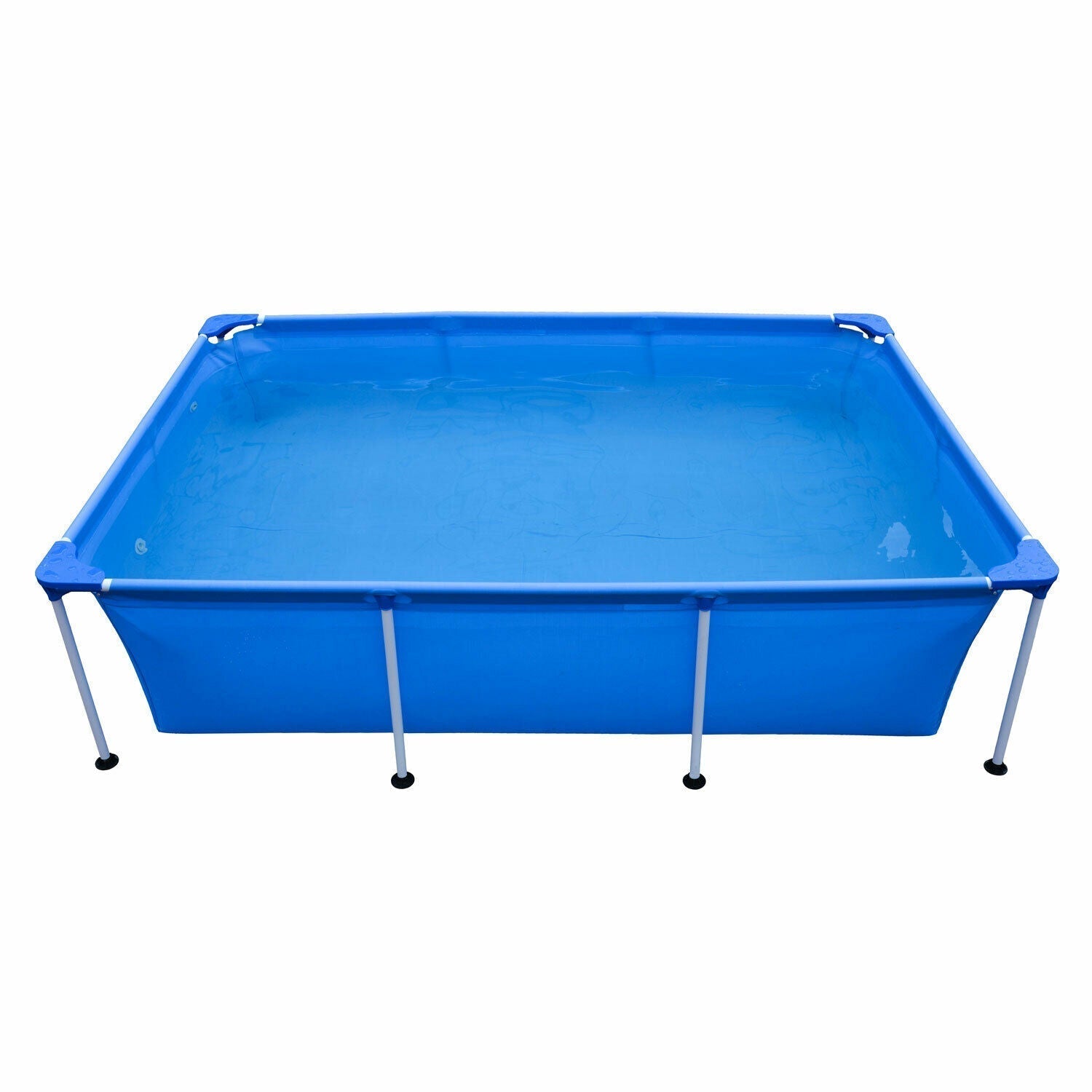 Large Outdoor Above Ground Rectangle Hard Sided Swimming Pool - My Home Accessories