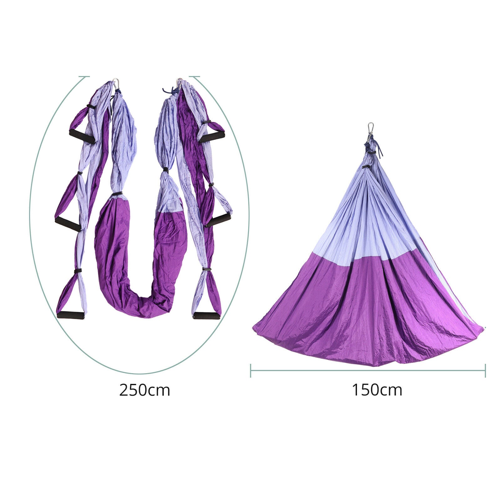 Flexible Aerial Silk Yoga Hammock Swing - My Home Accessories