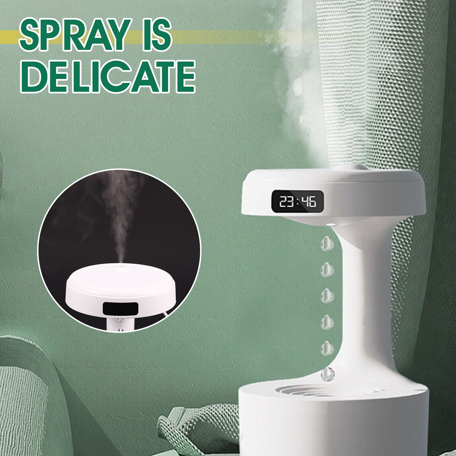 GravoMist™ Anti Gravity Humidifier | Top Rated Humidifiers For Home | best home humidifiers best high end humidifier best cool mist humidifier bedroom humidifier and air purifier bedroom humidifier at home humidifier antigravity humidifier antigravity humidifer anti gravity water drop humidifier Anti Gravity Humidifier air purifier and humidifier air humidifier