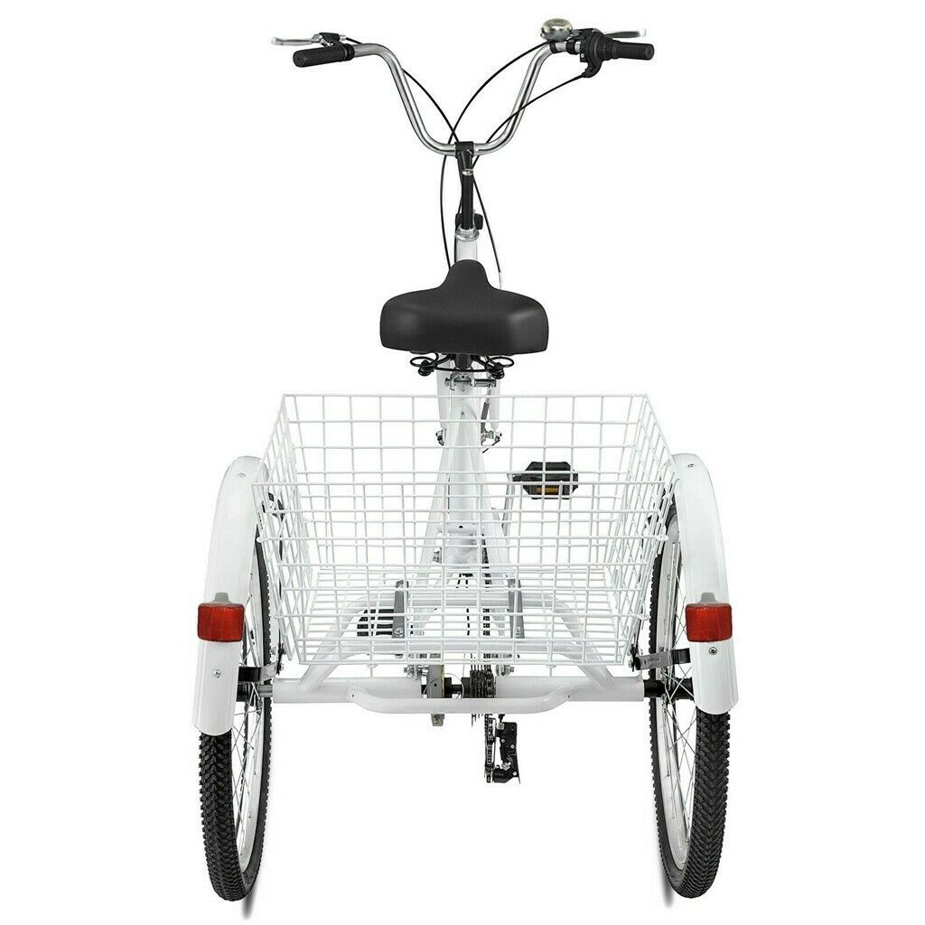 Heavy Duty Adult Three Wheeled Tricycle Bike 24" - My Home Accessories