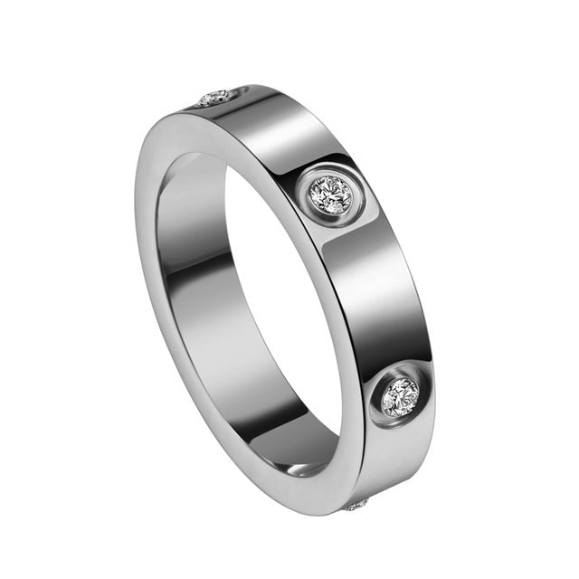 SILVER ETERNITY RING