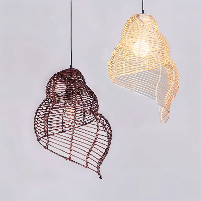 Wrap Rattan Pendant Light