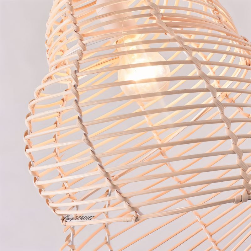 Wrap Rattan Pendant Light