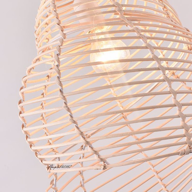 Wrap Rattan Pendant Light - Open Box