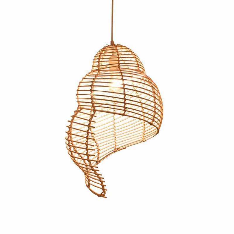 Wrap Rattan Pendant Light - Open Box