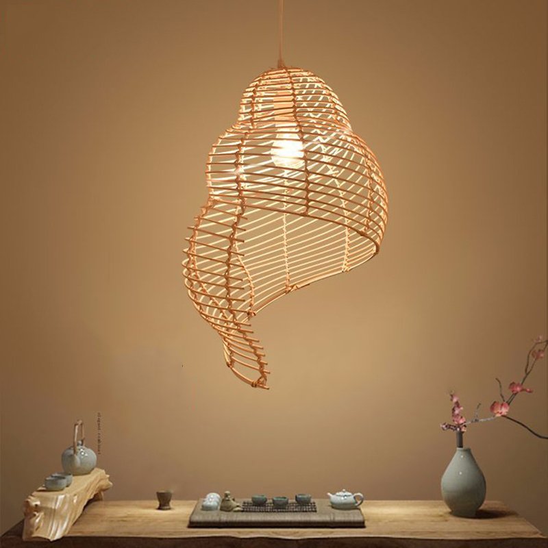 Wrap Rattan Pendant Light - Open Box