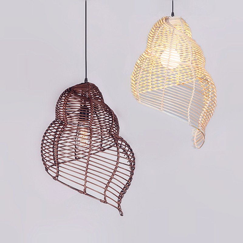 Wrap Rattan Pendant Light - Open Box